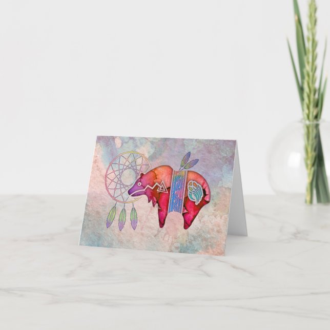 Geist-Bärn-freier Raum Notecard Karte (Vorderseite)