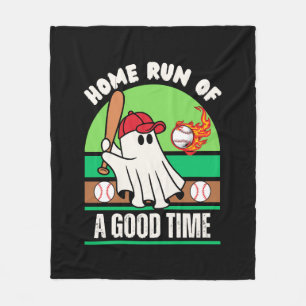 Geist Baseballspieler Halloween Fleecedecke