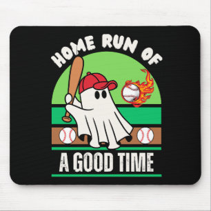 Geist Baseballspieler Halloween Mousepad