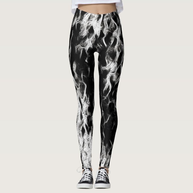 Geist-Blitz-Rave-Leggings Leggings (Vorderseite)