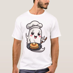 Geist-Chef � Lustiger Halloween-Koch-Tee T-Shirt