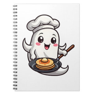 Geist-Chef � Lustiger Halloween-Kochtee Notizblock