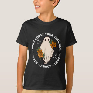 Geist Deine Gefühle Groovy Gruseliger Saison Menta T-Shirt