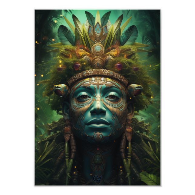 Geist der Ayahuasca Fotodruck (Vorne)