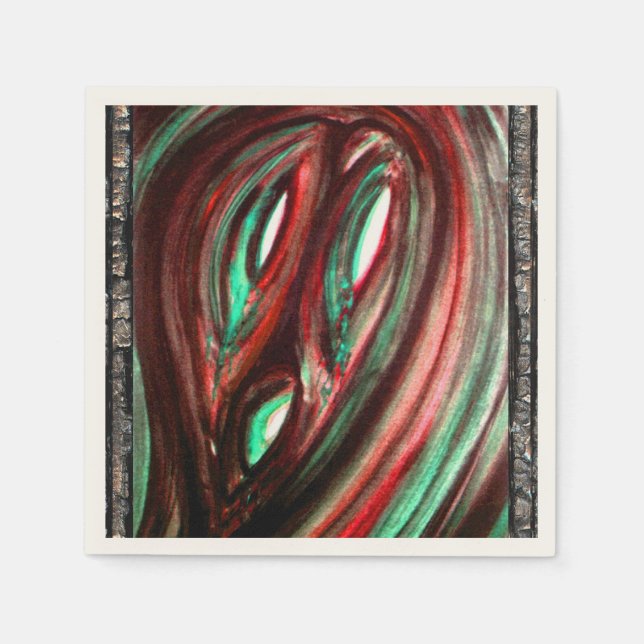 Geist der Einsamkeit Serviette (Vorderseite)