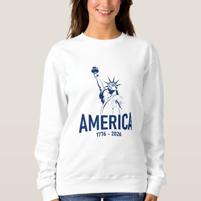 Geist der Freiheit 1776-2026 Sweatshirt (Vorderseite)