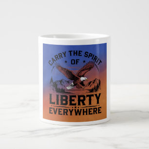 Geist der Freiheit Jumbo-Tasse
