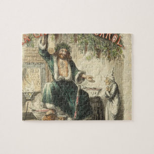 Geist der gegenwärtigen Weihnacht Scrooge