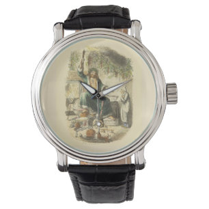 Geist der gegenwärtigen Weihnacht Scrooge Armbanduhr