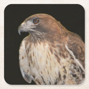 Geist der Hawk Rechteckiger Pappuntersetzer