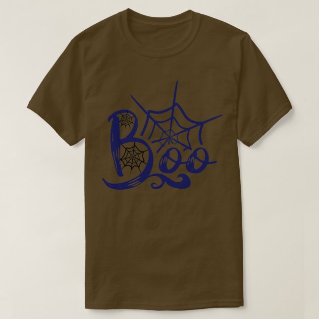 Geist der Missbilligung des blauen Spiderx27s Nest T-Shirt (Design vorne)