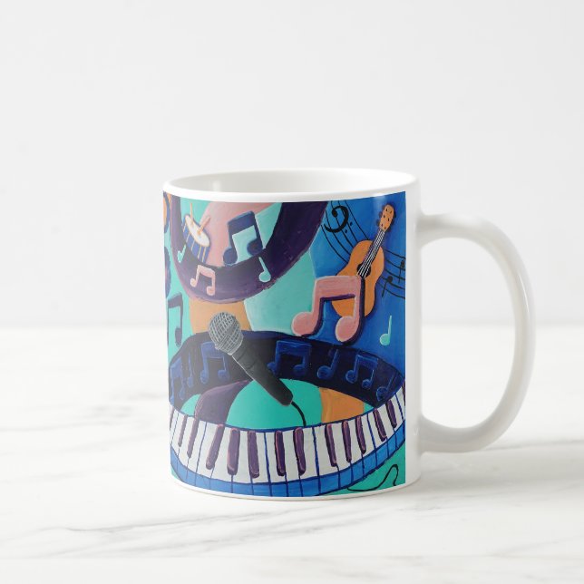 Geist der Musik - Klassische Tasse - 11 oz (Rechts)
