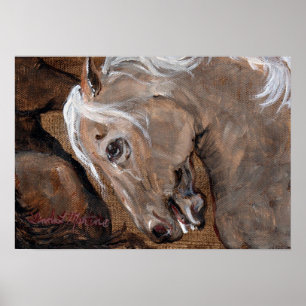 Geist der Mustang Printed Leinwand Poster