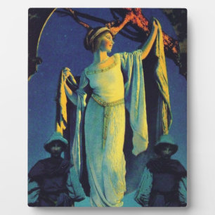 Geist der Nacht - Maxfield Parrish Fotoplatte