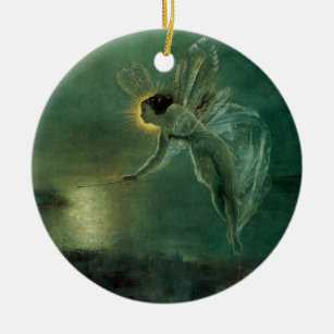 Geist der Nacht von Grimshaw, Viktorianische Fee Keramik Ornament