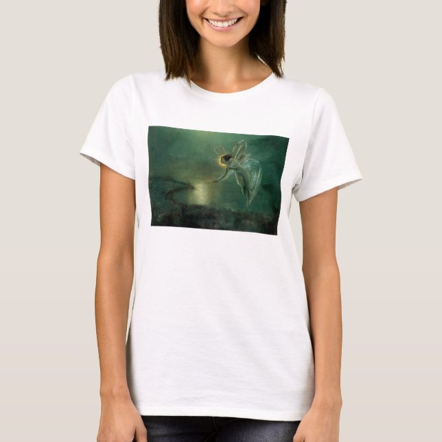 Geist der Nacht von Grimshaw, Viktorianische Fee T-Shirt (Vorderseite)