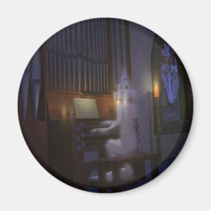 Geist, der Organ-Magneten spielt Magnet