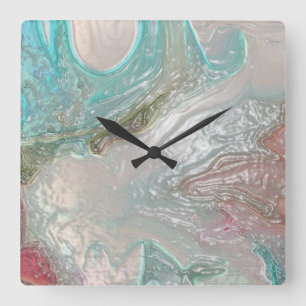 GEIST DER PERLEN-                SCHÖNEN WAND CLO QUADRATISCHE WANDUHR
