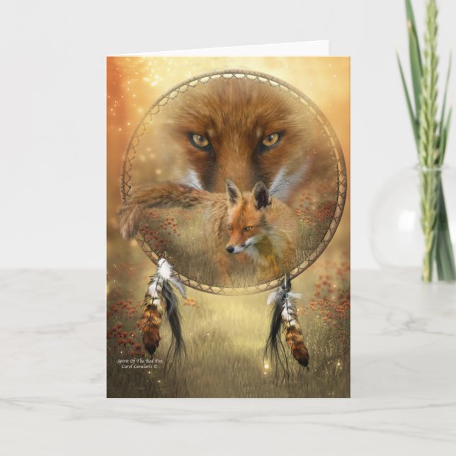 Geist der Red Fox ArtCard Karte (Vorderseite)