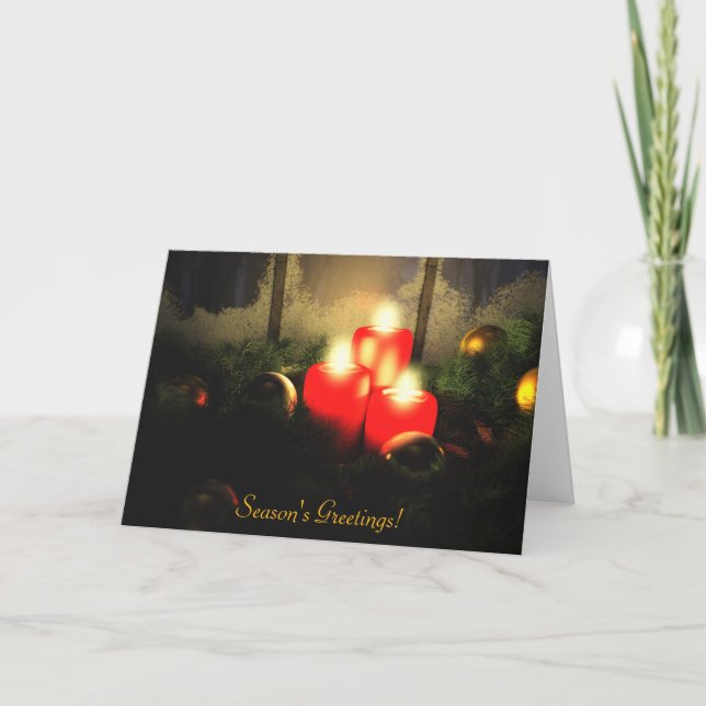 Geist der Saisonkarte Feiertagskarte (Vorderseite)