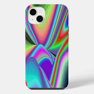 Geist der Sommerbrise, Abstrakte 3D Regenbogenkuns iPhone 14 Plus Hülle