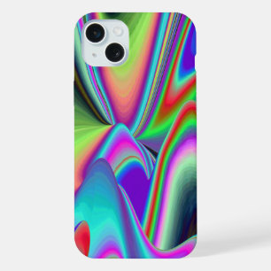Geist der Sommerbrise, abstrakte 3D-Regenbogenkuns iPhone 15 Plus Hülle