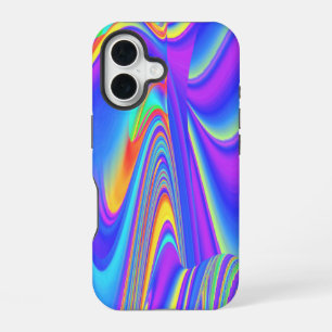 Geist der Sommerbrise, Abstrakte 3D-Regenbogenkuns iPhone 16 Hülle