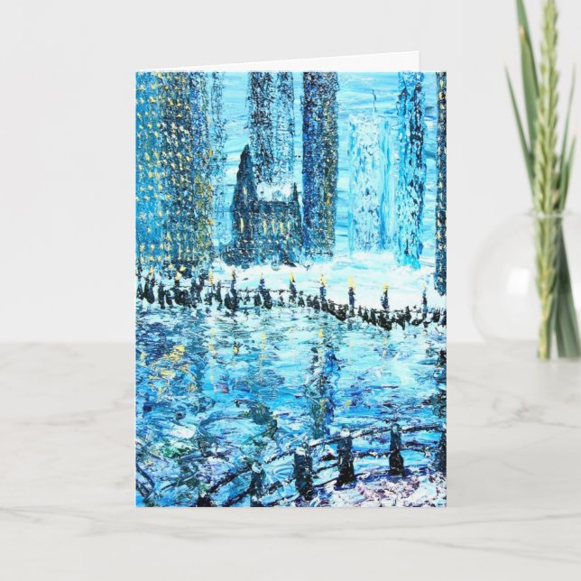 Geist der Stadt Feiertagskarte (Vorderseite)