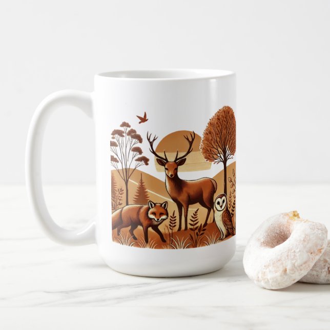 Geist der Tasse des Waldes (Mit Donut)