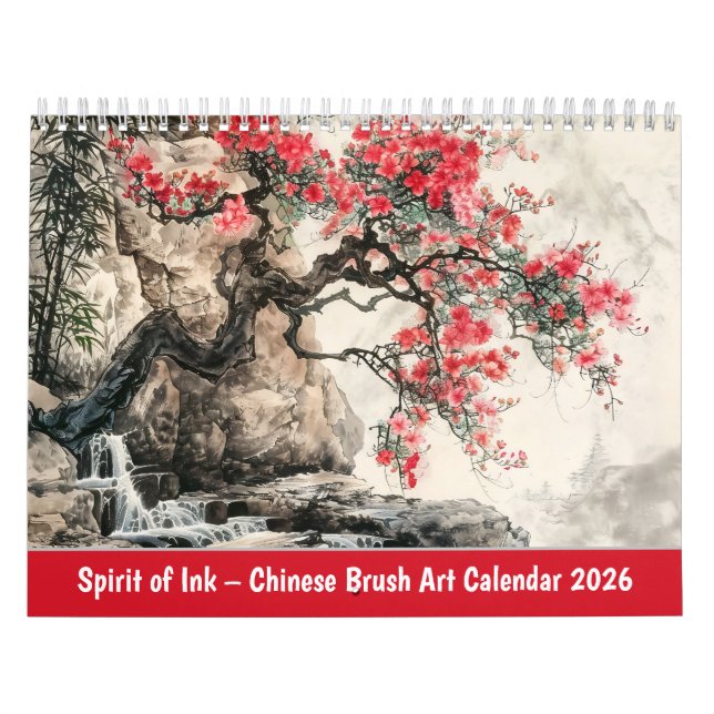 Geist der Tinte – Chinesischer Pinselkunst-Kalende Kalender (Titelbild)