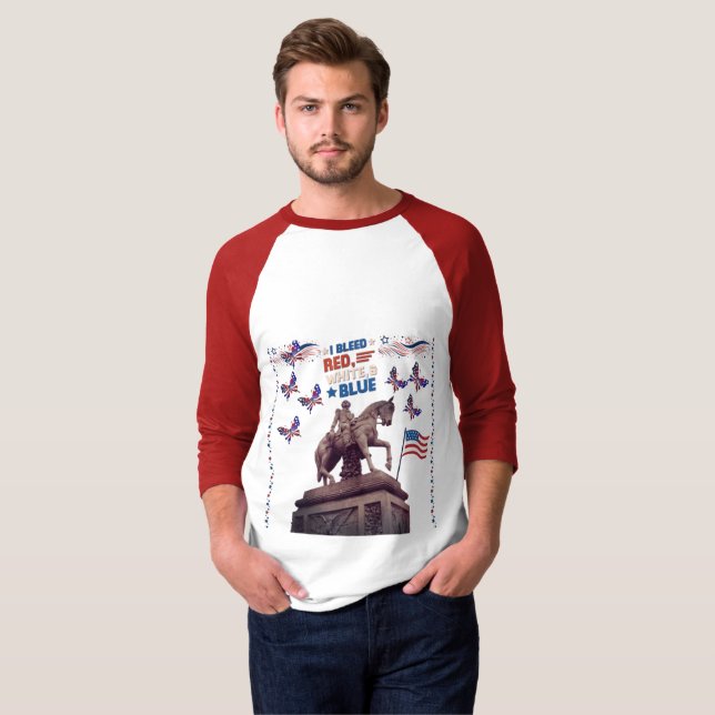 Geist der Unabhängigkeit rot T-Shirt (Vorne ganz)