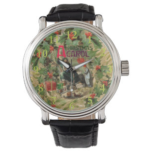 Geist-der-Weihnachten-Gegenwart-Illustration Scroo Armbanduhr