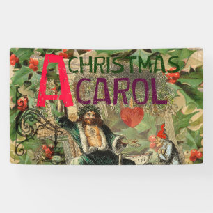 Geist-der-Weihnachtsgeschenk-Illustration Scrooge Banner