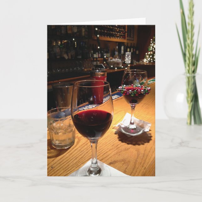 Geist der Weihnachtskarte Feiertagskarte (Vorderseite)