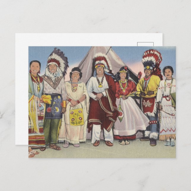 Geist der westlichen Ebenen Postkarte (Vorne/Hinten)