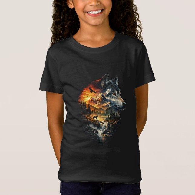 Geist der Wildnis T-Shirt (Vorderseite)
