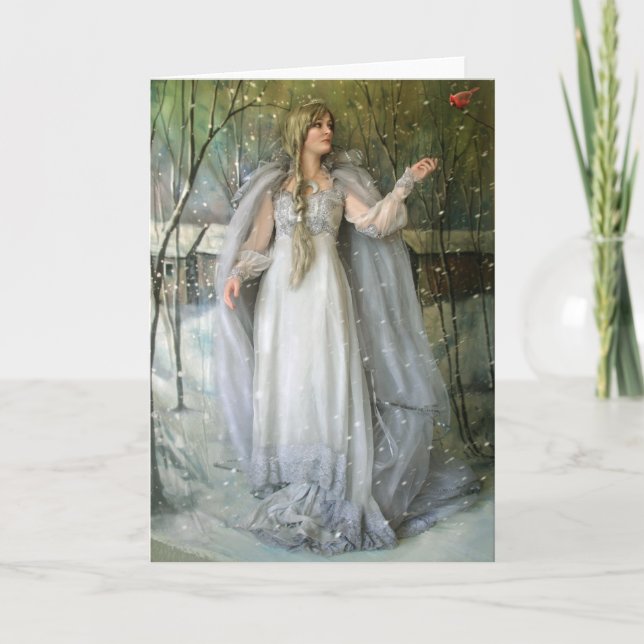 Geist der Winter-Karte Feiertagskarte (Vorderseite)