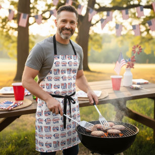 Geist des Amerikanischen Unabhängigkeitstags der U Schürze