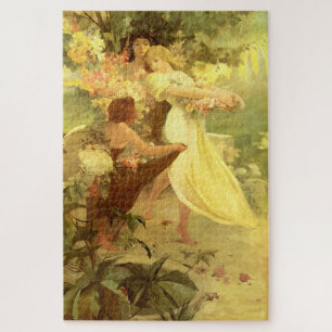 Geist des Frühlings von Alphonse Mucha