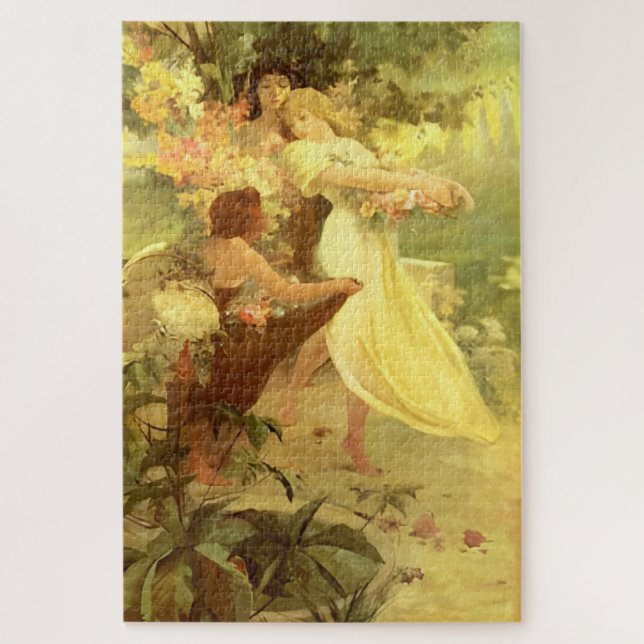 Geist des Frühlings von Alphonse Mucha (Vertikal)