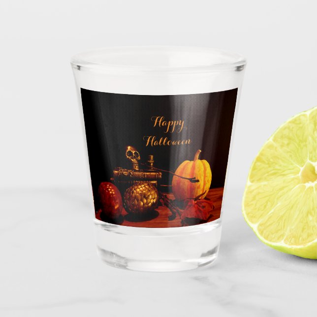 Geist des Herbstes - Stillleben Schnapsglas (Vorderseite)