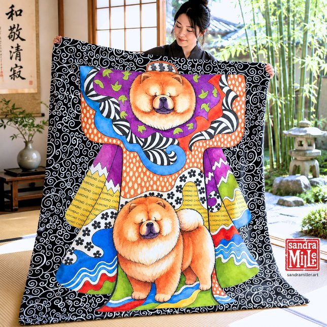 GEIST DES KIMONO • Chow Fleecedecke (Von Creator hochgeladen)
