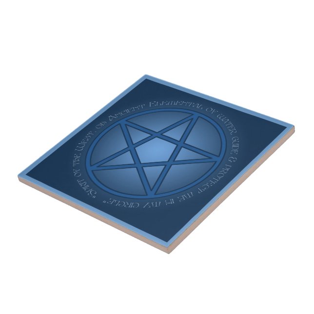 Geist des Pentagramms Altar Fliese (Seite)