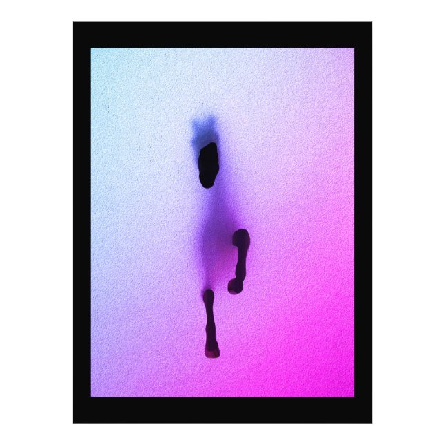 Geist des Pferdes - Abstrakte Mauer Kunst Fotodruck (Vorne)