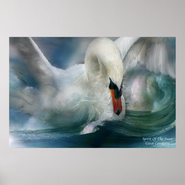 Geist des Swan Art Poster/Print Poster (Vorne)