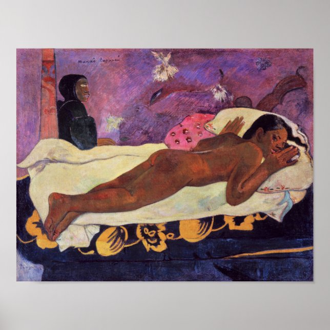 Geist des toten Beobachtens | Paul Gauguin | Poster (Vorne)