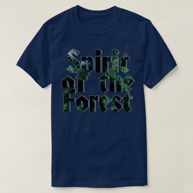 Geist des Waldes T-Shirt (Design vorne)