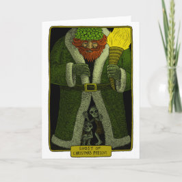 Geist des Weihnachtsgeschenks Feiertagskarte