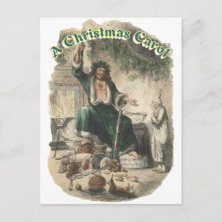 Geist des Weihnachtsgeschenks Feiertagspostkarte