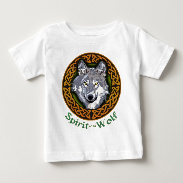 Geist des Wolfs Baby T-shirt (Vorderseite)